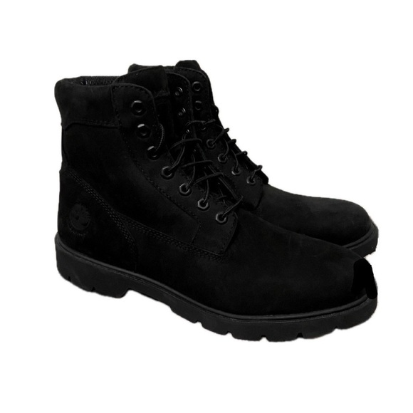 NEW Timberland Men's 6" Premium Waterproof Boot Black Nubuck Leather size 11 - Picture 1 of 4